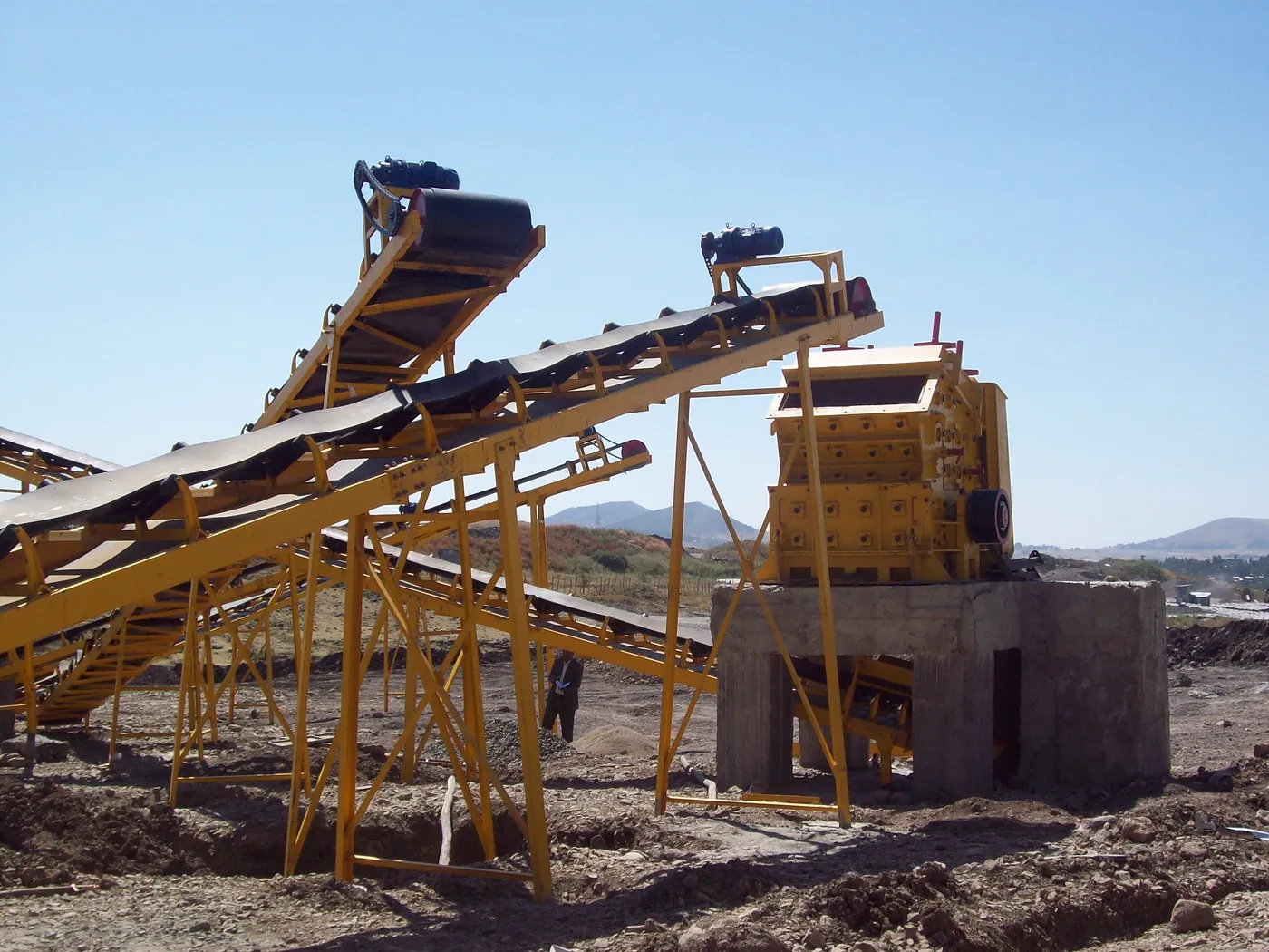 Cronus quarry impact crushing and conveying line