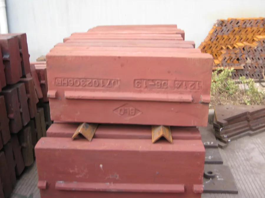 Impact crusher high-chrome blow bars